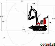 Mini bager Smart track RAZŠIRITEV PODVOZJA