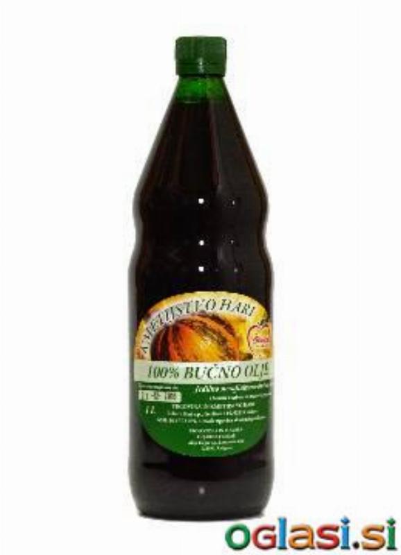 Bučno olje 100% 1l - Kmetijstvo Hari