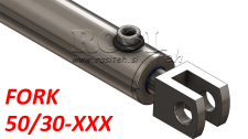 Hidravlični cilinder 50/30 FORK hod od 100 do 1000mm