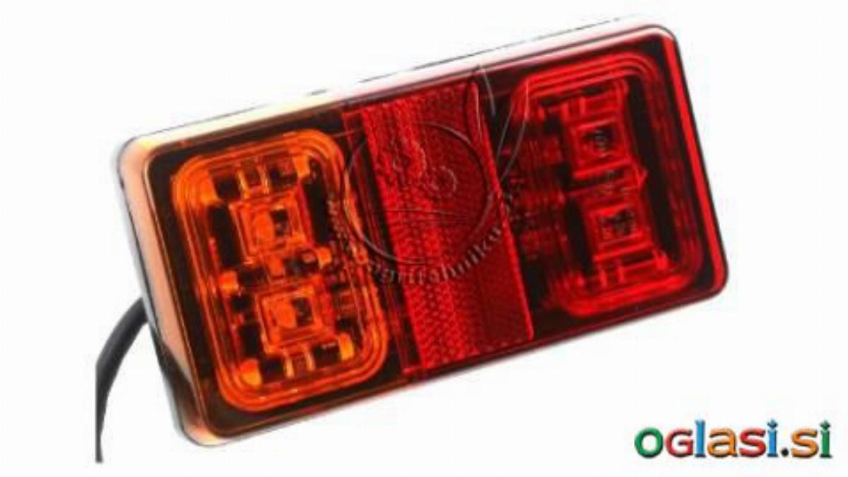-LED ZADNJA LUČ 3 FUNKCIJE 12V-24V KOMBINIRANA