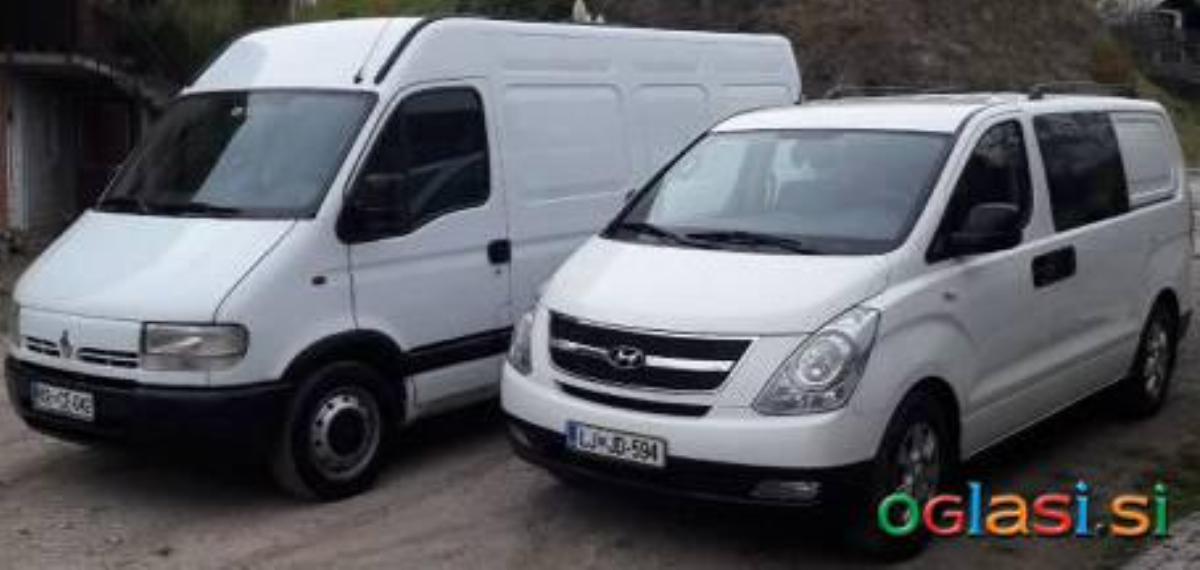 Kombi prevozi, selitve, šoferske storitve in celodnevni najem vozila z voznikom