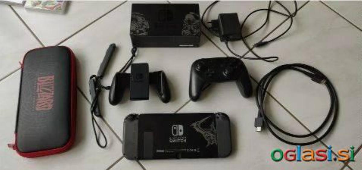Komplet stikal Nintendo Diablo 3 omejena izdaja + 4 igre + pro krmilnik + SD kar