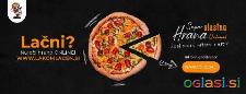 Naroci svojo pizzo ONLINE. www.lakomlacen.si Ponudba iz cele SLOVENIJE