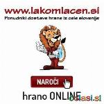 Naroci svojo pizzo ONLINE. www.lakomlacen.si Ponudba iz cele SLOVENIJE