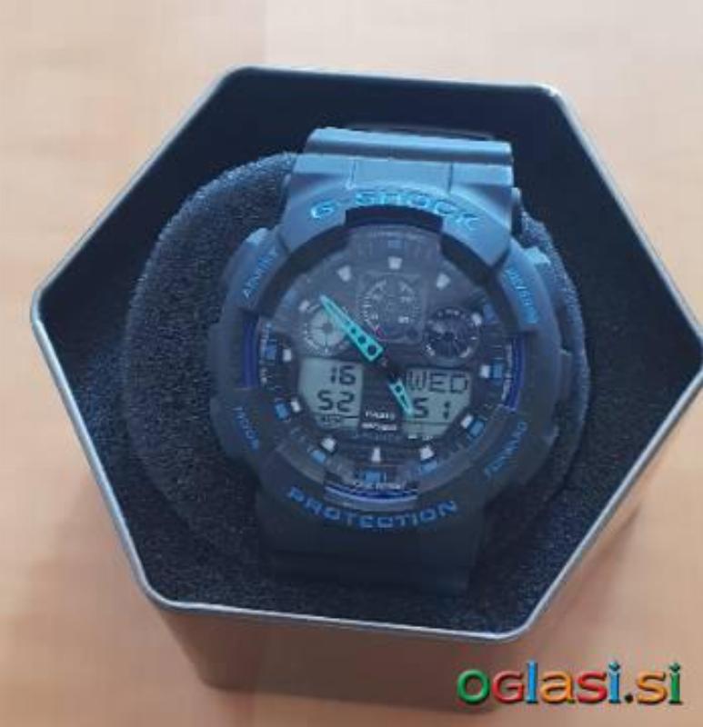 CASIO-G-SHOCK nova ura, modro črna