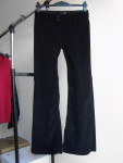 Žametne hlače Wide Leg - široke hlačnice H&M, nenošene