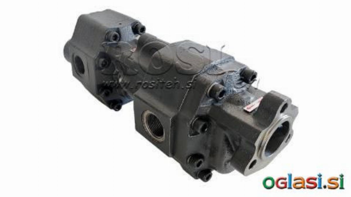 HIDRAVLIČNA LITOŽELEZNA ČRPALKA TANDEM 60+60cc-200 bar REVERZIBILNA