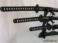 Set Katana Wakizashi Tanto 1045 carbon čelik