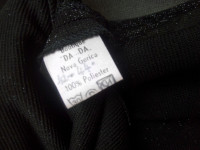 Unikat polprosojna črna majica, DaDa Boutique, št.42-44