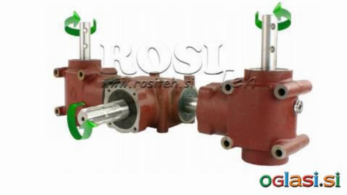 KOMPLET REDUKTORJEV 1:1,3 (27HP-20kW) ZA TROSILNIK L:450 LITOŽELEZNI