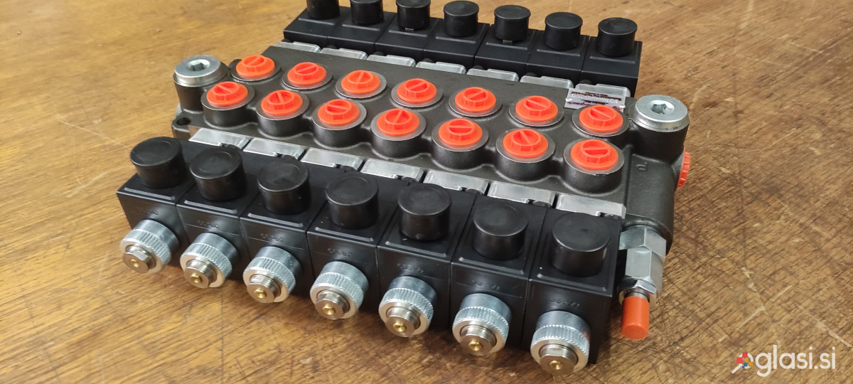 Elektromagnetni hidravlični krmilni ventil 12/24 VDC