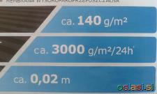 PAROPREPUSTNA, PAROPROPUSTNA FOLIJA 140g/m2 in 165g/m2