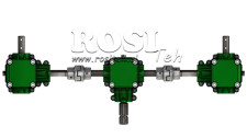KOMPLET REDUKTORJEV 11,44 (27HP-20kW) ZA TROSILNIK L800 LITOŽELEZNI