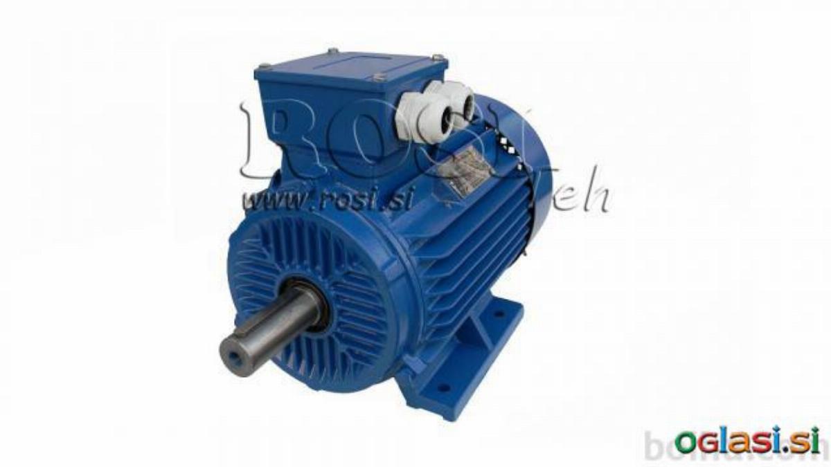 ELEKTROMOTOR- 3.FAZNI 400V B3 - NOGICE - 2P 2800 vrt min