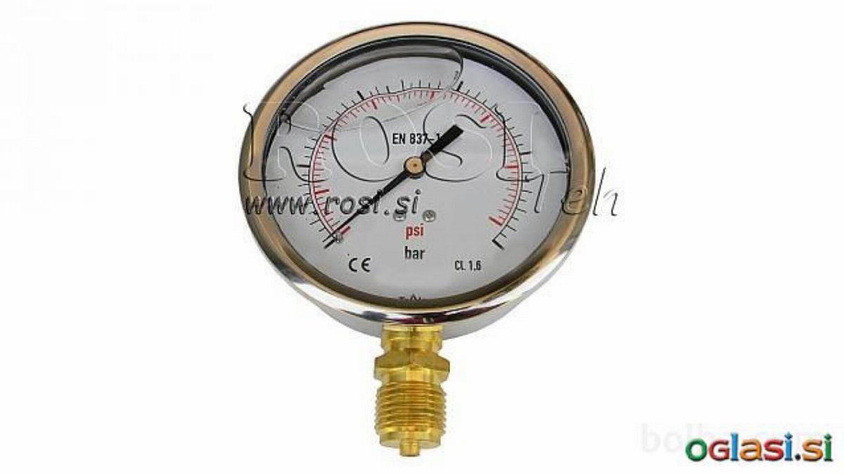 MANOMETER ZA HIDRAVLIKO FI 100mm