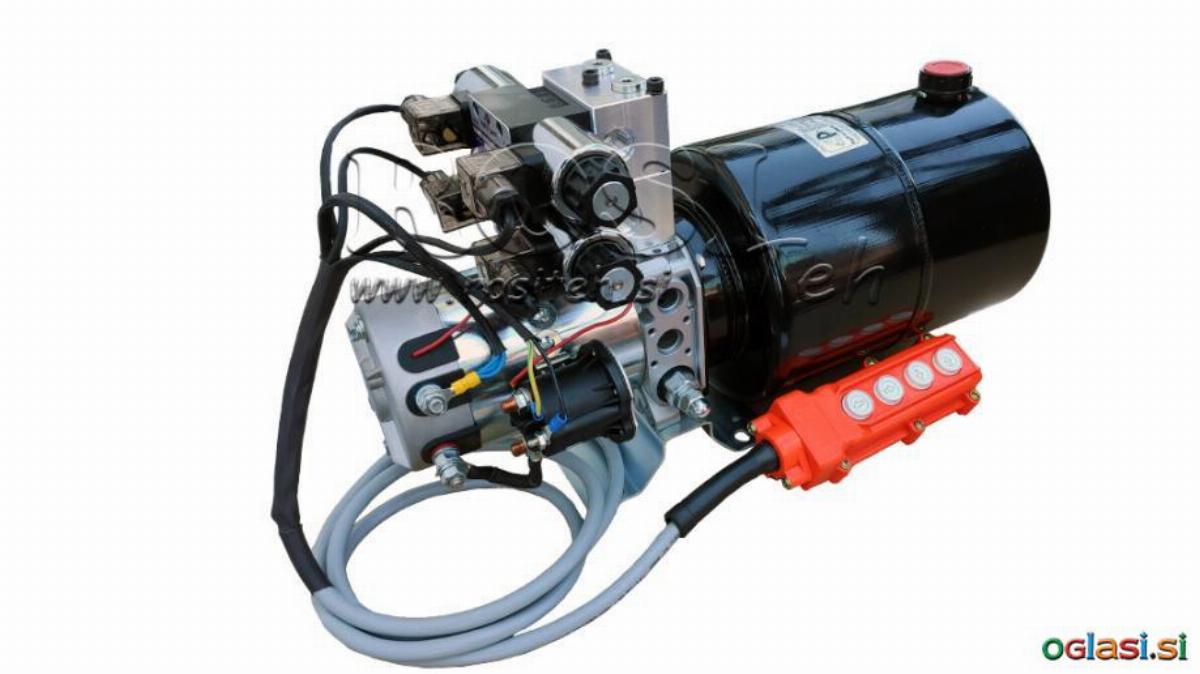 Hidravlični agregat 12V in 24V 2x dvosmerni sklop