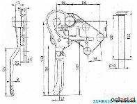 Zapiralo stranice prikolice ROSI
