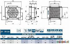Hladilnik hidravličnega olja »kiler« 12V ali 24V