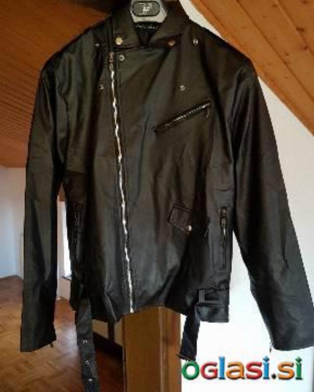 Modna moška usnjena jakna