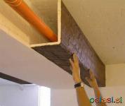 Imitacija lesenih tramov