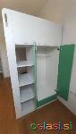 SMÅSTAD Ikea Etažna postelja, bela bledo turkizna, kot nova, 180 eur