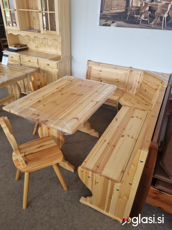 JEDILNI KOT BOR MASIVA 193x133 LEVA ALI DESNA POSTAVITEV-DRUGE MERE