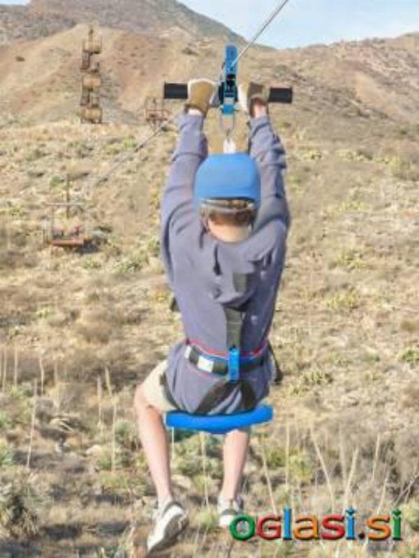 ❇️ ZIP LINE ZA DJECU I ODRASLE – KOMPLET - NOVO