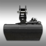 Žlica 60cm ±45° vrtljiva za mini bager Jansen MB-1500MB-1000