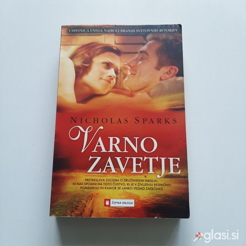 Knjiga Varno zavetje Nicholas Sparks