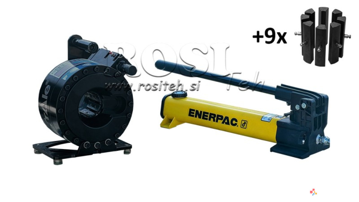 PRENOSNA ROČNA STISKALNICA PM18F-9J (120 Ton) S ČELJUSTMI