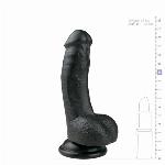 DILDO Easytoys Realistic Black (15 cm)