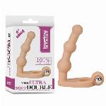 ANALNI DILDO Z EREKCIJSKIM OBROČKOM Soft Bead 6