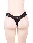 TANGA HLAČKE Ohyeah P5186 Black