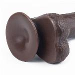 DILDO Lovetoy Sliding Skin Brown 7''