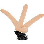 VIBRATOR BaseCock Realistic Bendable Flesh 18,5 cm