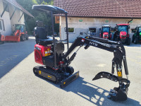 Mini Bager goseničar NTS 1.3-PRO Lomljiva roka, Nastavljivo podvozje