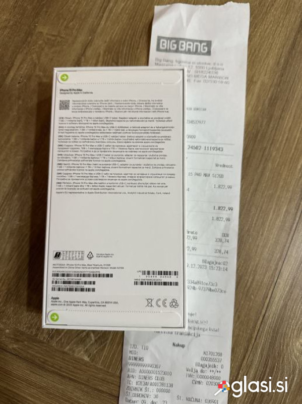 Prodam Apple iPhone 15 Pro Max 1TB 1024GB Zapakiran