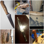 Japonski nož santoku damascus čelik