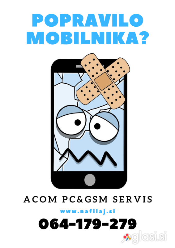 Servis mobilnih telefonov Apple iPhone, Samsung, Huawei