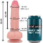 DILDO Rockarmy Liquid Silicone Mustang (18 cm)