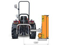AgroPretex Lahka nagibna izvedba Mulčer PMLN140