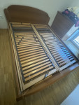 Postelja 160x200 z vzmetnico + komoda