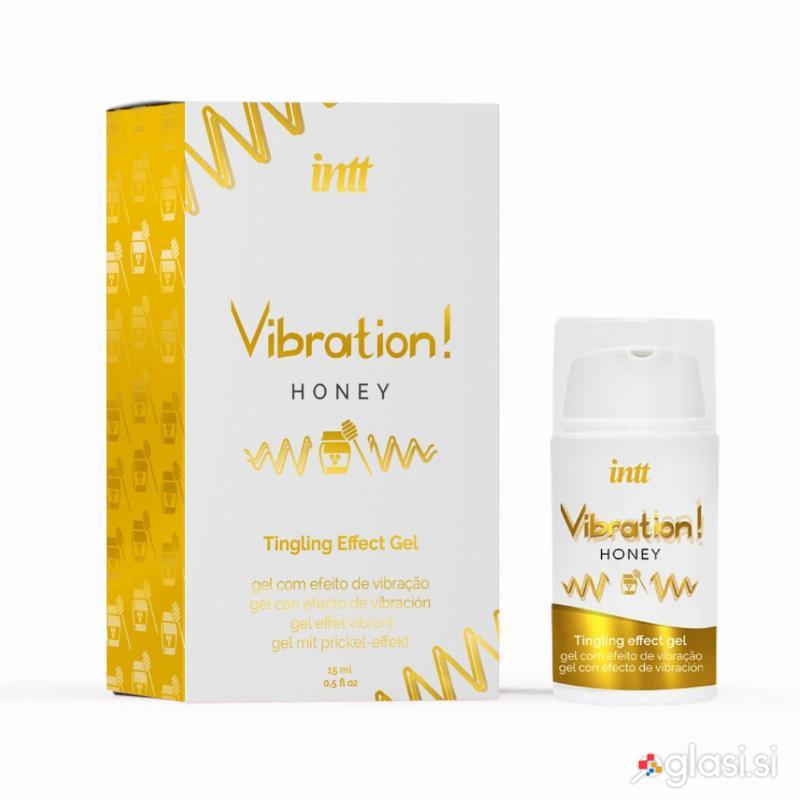 STIMULACIJSKI GEL INTT Vibration Honey