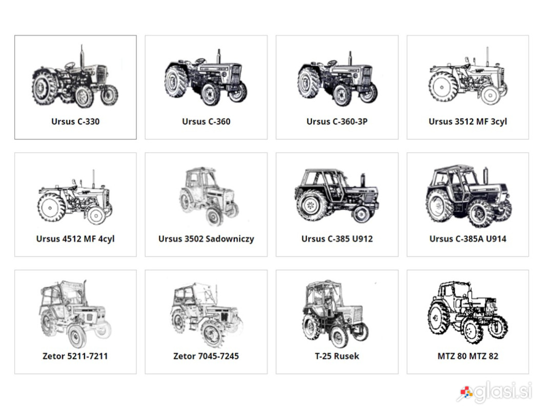 Hidravlični volan za Ursus, MF, Zetor, MTZ