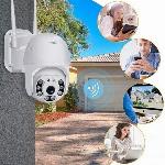 WIFI brezžična vrtljiva 2MPX full HD videonadzorna kamera IR LED PIR