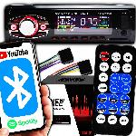 1DIN 12V LCD FM avtoradio 4x50W USB Bluetooth SD + daljinec RENEW FORCE