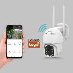 WIFI aku. brezžična vrtljiva solarna 2MP full HD videonadzorna kamera