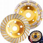 Set segmentirana diamantna + TURBO plošča za brušenje betona 125mm