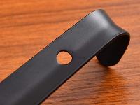 Dolga inox žlica za obuvanje čevljev 58cm črna