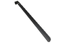 Dolga inox žlica za obuvanje čevljev 58cm črna